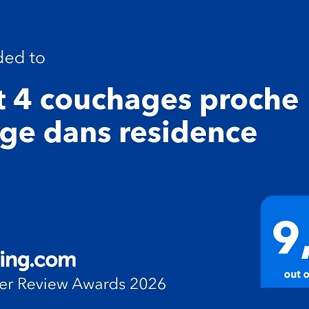 4 Couchages Proche Dans